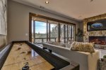 Terrace level shuffleboard